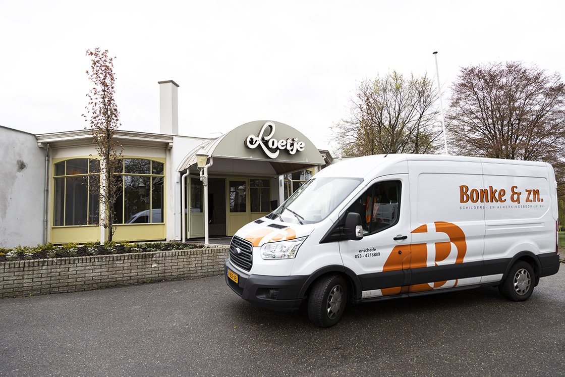 Bonke werkt aan restaurant Loetje in Enschede