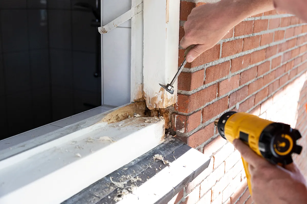 Schildersbedrijf Bonke Houtreparatie houtrot