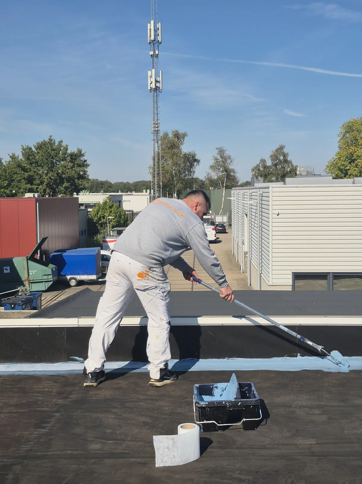 Aanbrengen Apoc dakcoating